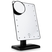 Fashion Portable Folding Table 20 LEDs Lamp Luminous Cosmetic Mirror