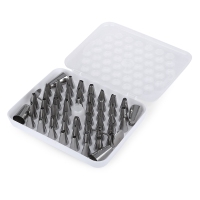 52pcs Stainless Steel Icing Piping Nozzles Pastry Decorating Tips
