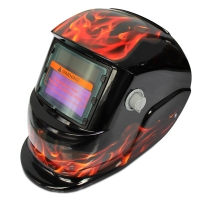 Solar Energy Automatic Changeable Light Electric Welding Protective Helmet with Natural Pattern