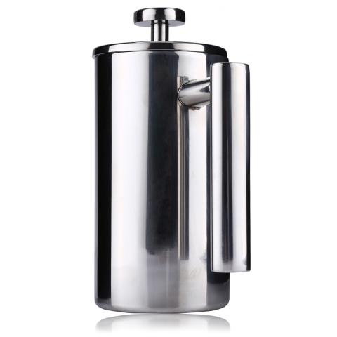 1000ML Stainless Steel Cafetiere French Press with Filter Double Wall