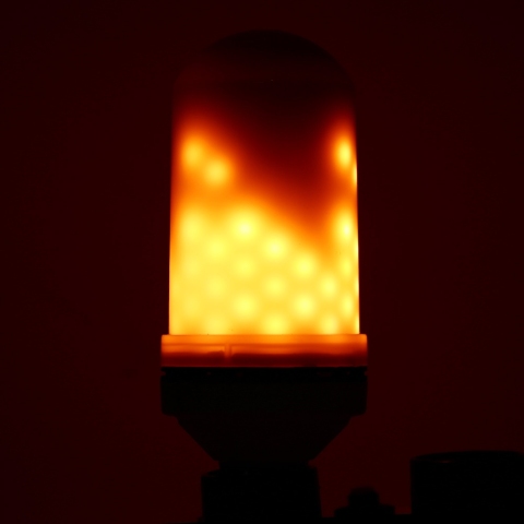  E27 LED Flame Effect Light Bulb AC 85 - 265V 