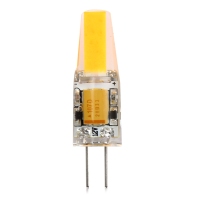 6pcs 3W Dimmable G4 LED Lamps DC AC 12V COB Bulb Chandelier White Light