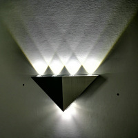 Home Decoration Modern Led Wall Lamp 5W Aluminum Body Triangle Wall Light for Bedroom Home Lighting Luminaire  Wall Sconce Light
