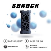 SHOCK-RGS1RD Bluetooth waterproof stereo - red