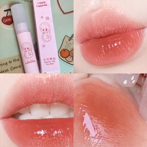 【HUAREN】涂在嘴唇上的唇彩，看起来丰满，颜色持久 6种独特的美丽色调