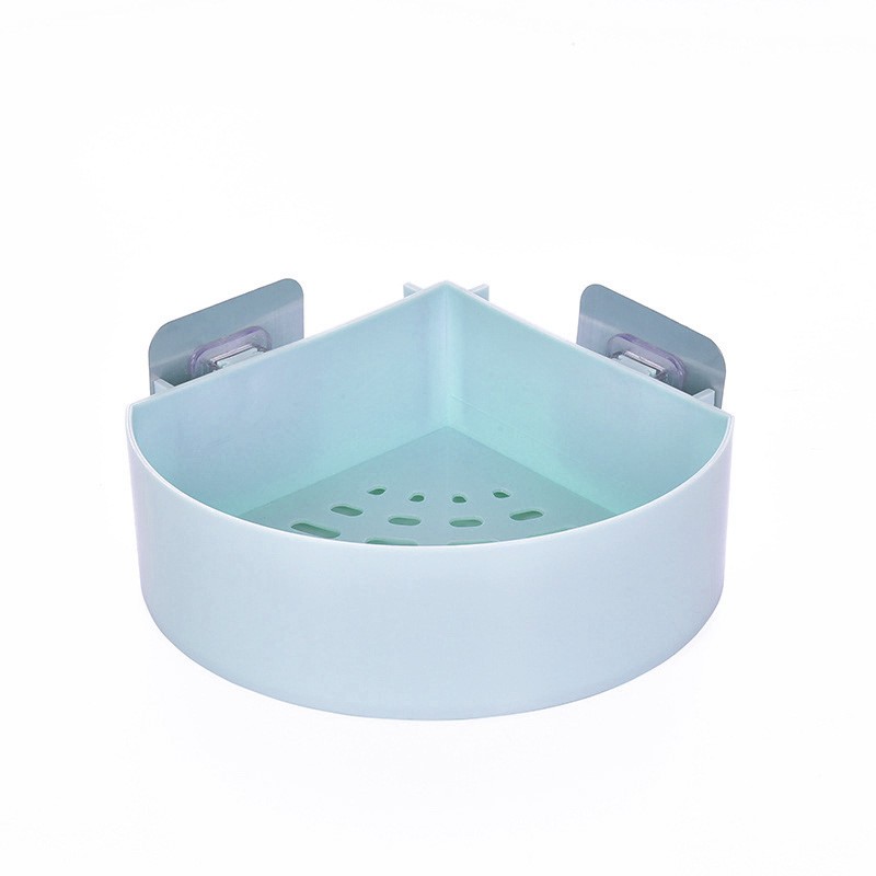 【HUAREN】搁板、储物篮、壁挂篮 浴室搁板 方篮和角 无钻孔版本 最多可承载 3 公斤的重量