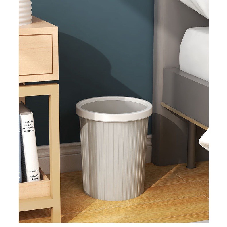 【HUAREN】两色垃圾桶，现代，易于使用，方便，色彩丰富