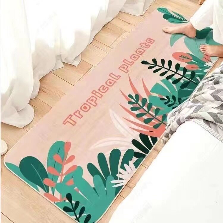 【HUAREN】软绒地毯 软地毯 地板地毯 软绒地毯 卧室地毯 漂亮的装饰地毯