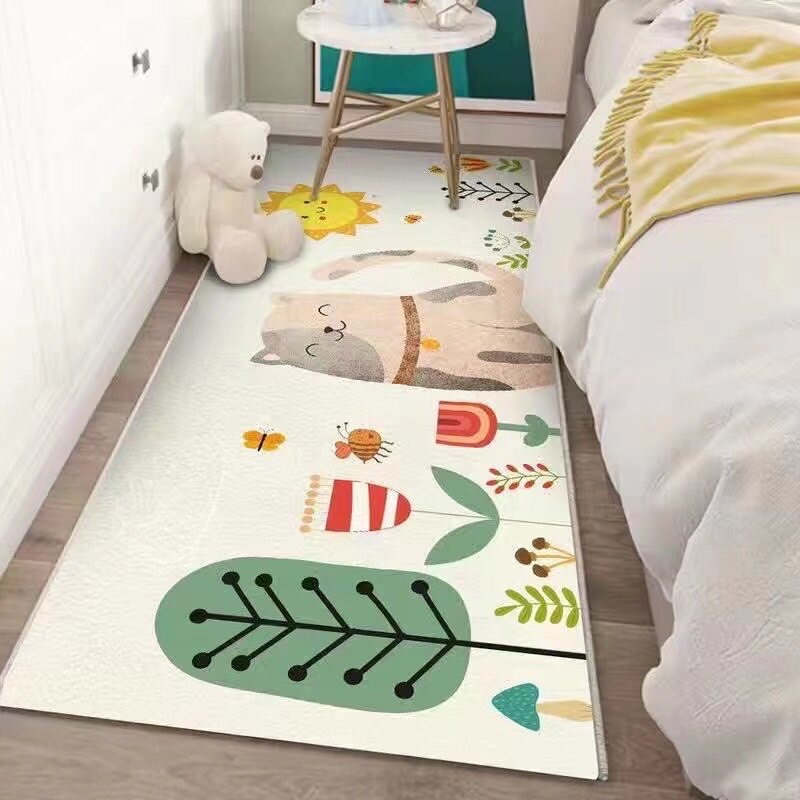 【HUAREN】软绒地毯 软地毯 地板地毯 软绒地毯 卧室地毯 漂亮的装饰地毯