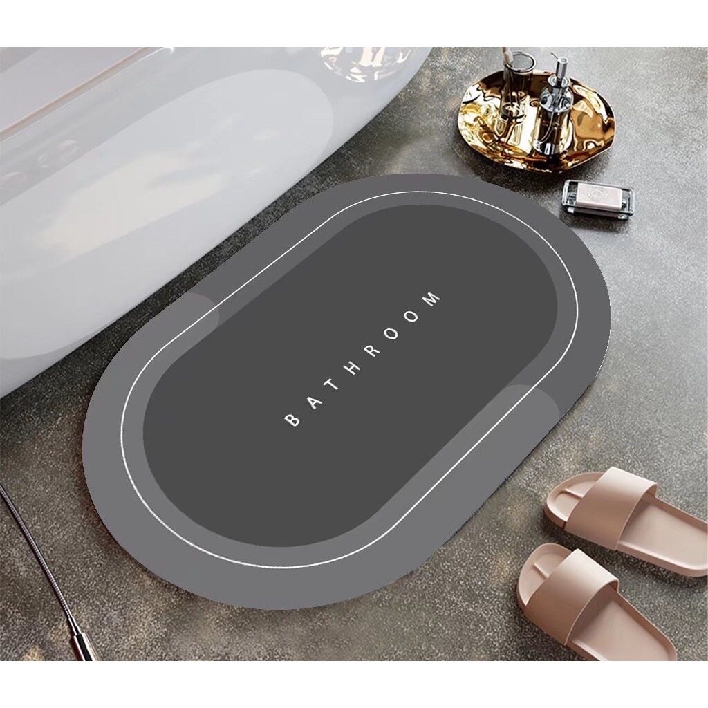 【HUAREN】地垫，吸水性好，防滑，快干，北欧风格的浴室，漂亮的浴室地毯