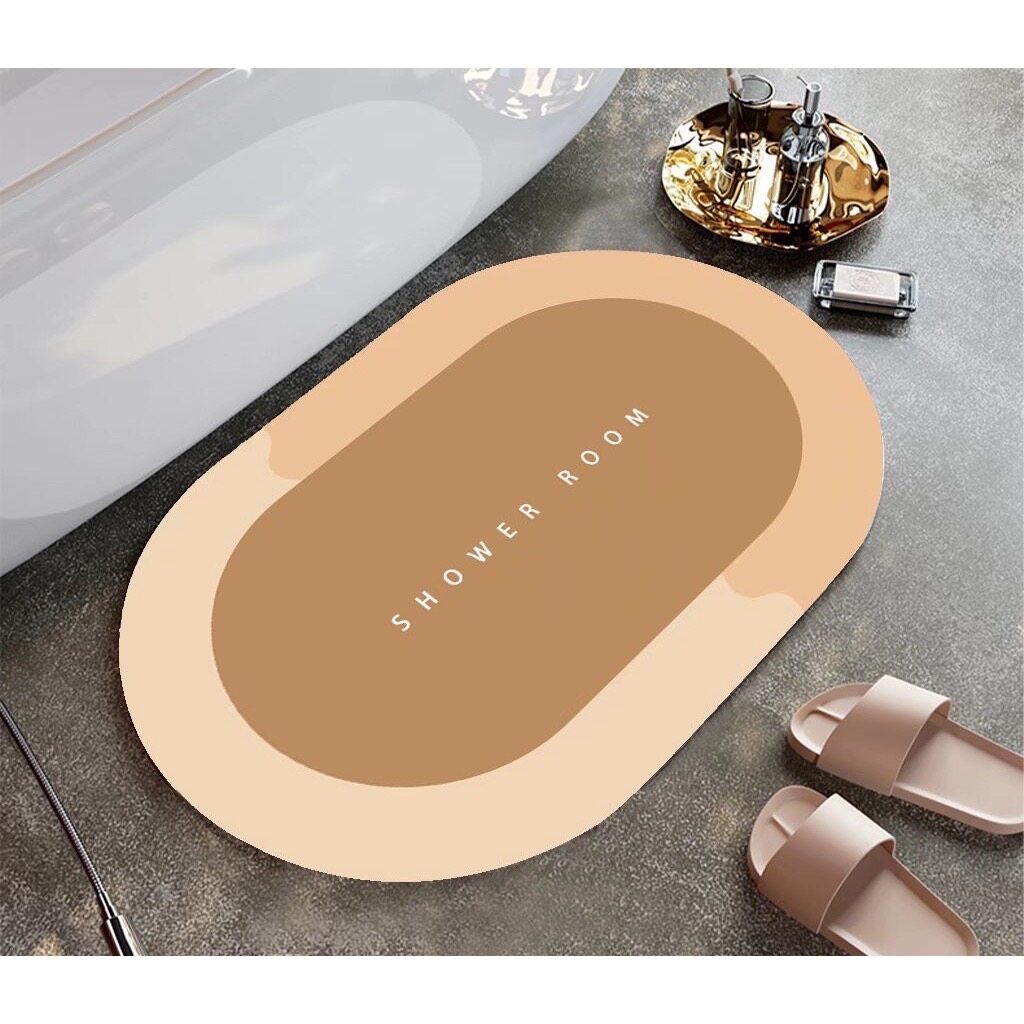 【HUAREN】地垫，吸水性好，防滑，快干，北欧风格的浴室，漂亮的浴室地毯