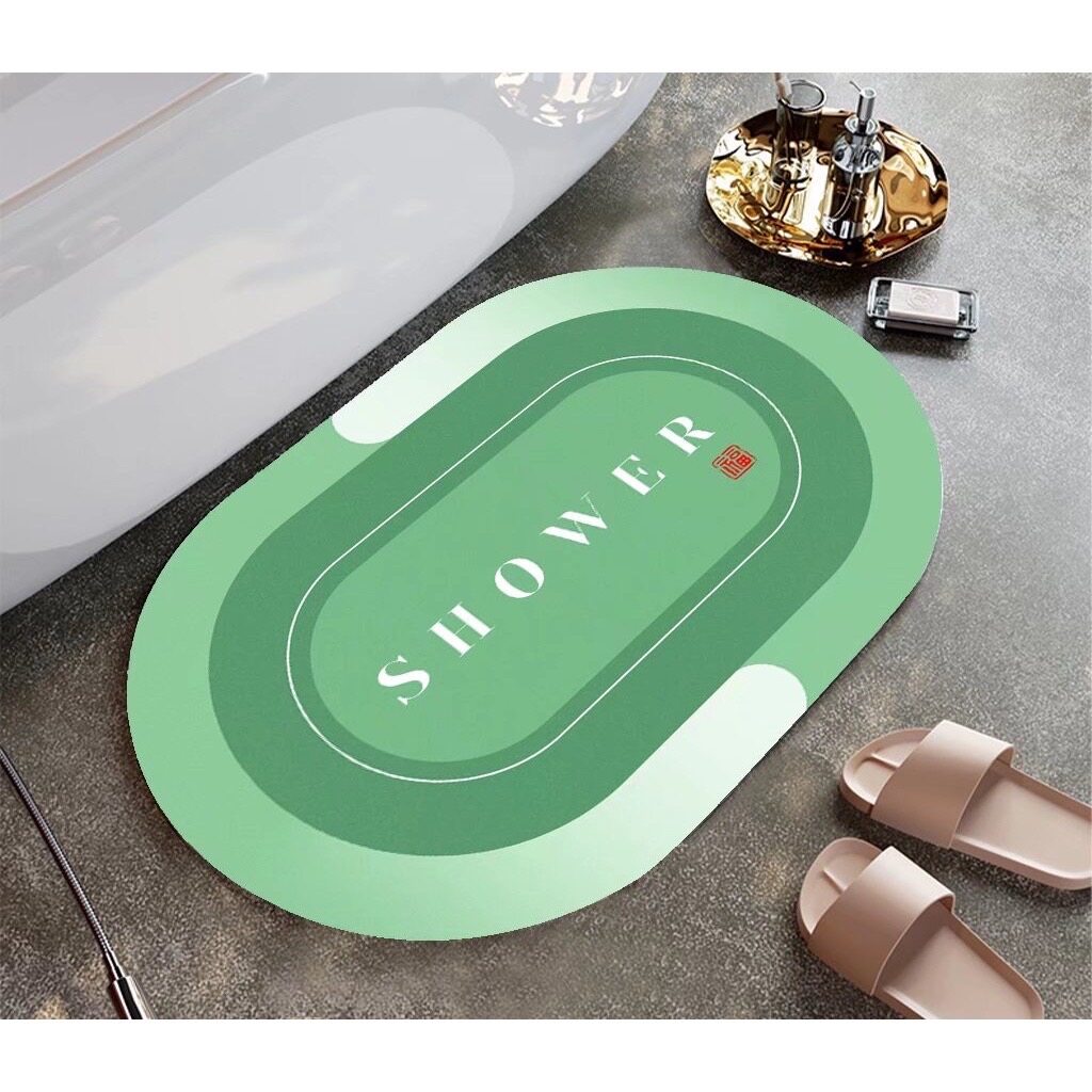 【HUAREN】地垫，吸水性好，防滑，快干，北欧风格的浴室，漂亮的浴室地毯