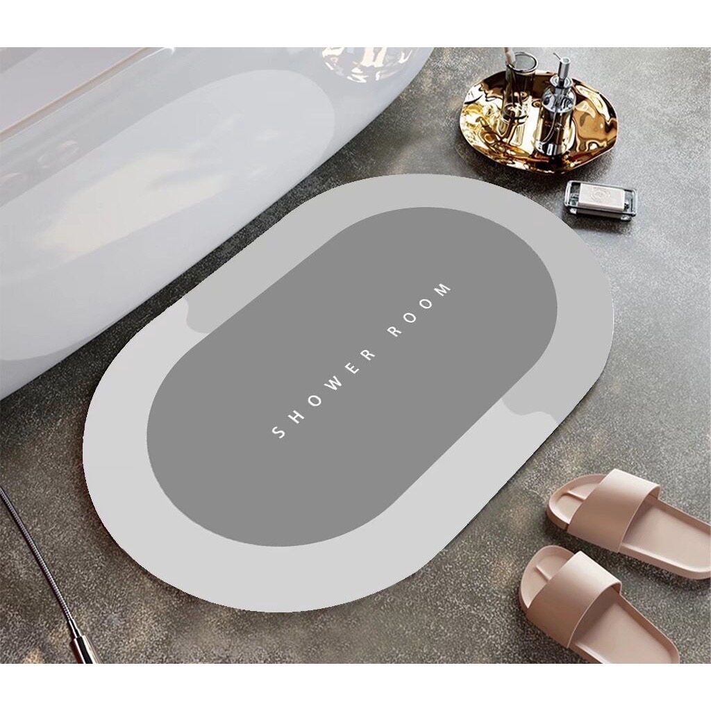 【HUAREN】地垫，吸水性好，防滑，快干，北欧风格的浴室，漂亮的浴室地毯