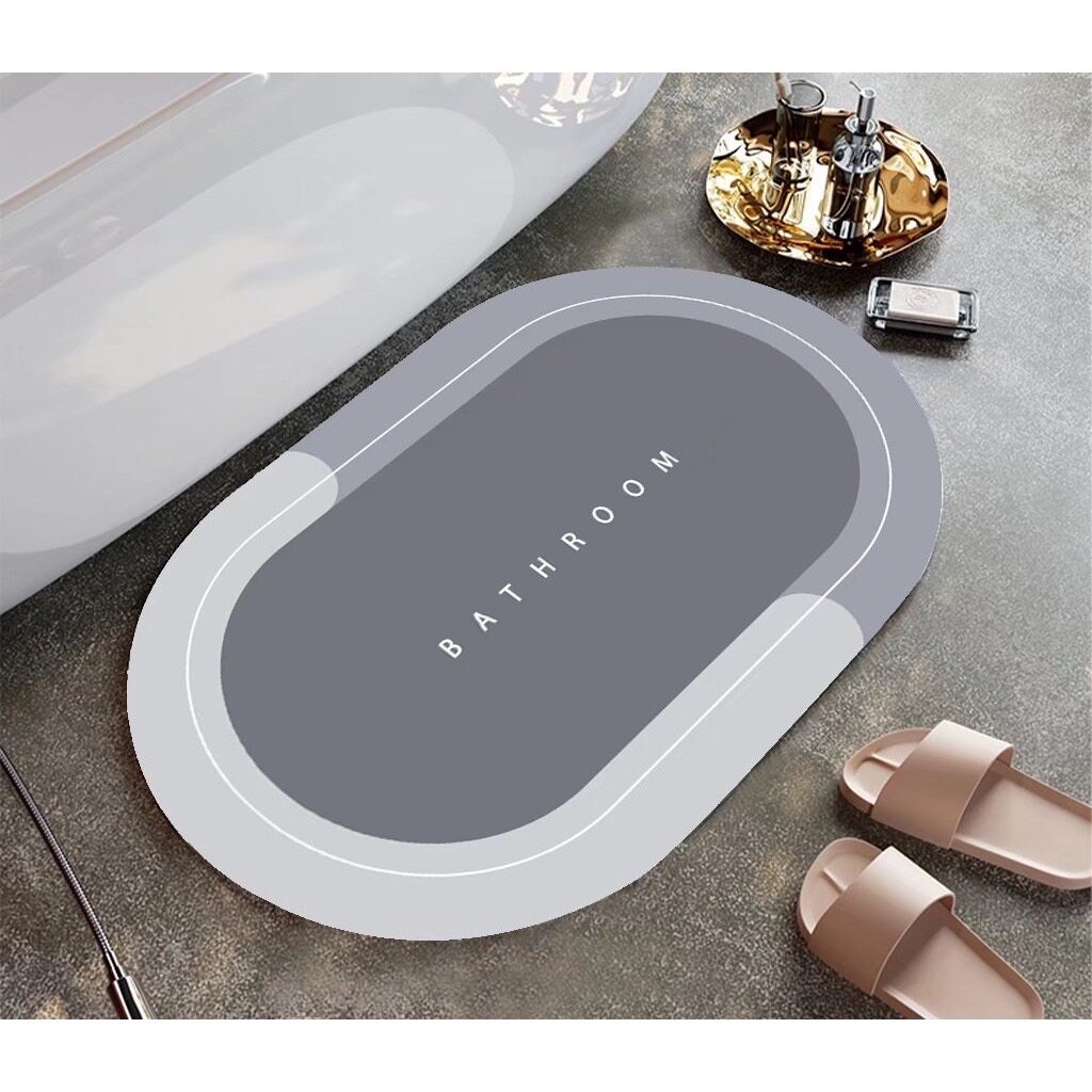 【HUAREN】地垫，吸水性好，防滑，快干，北欧风格的浴室，漂亮的浴室地毯