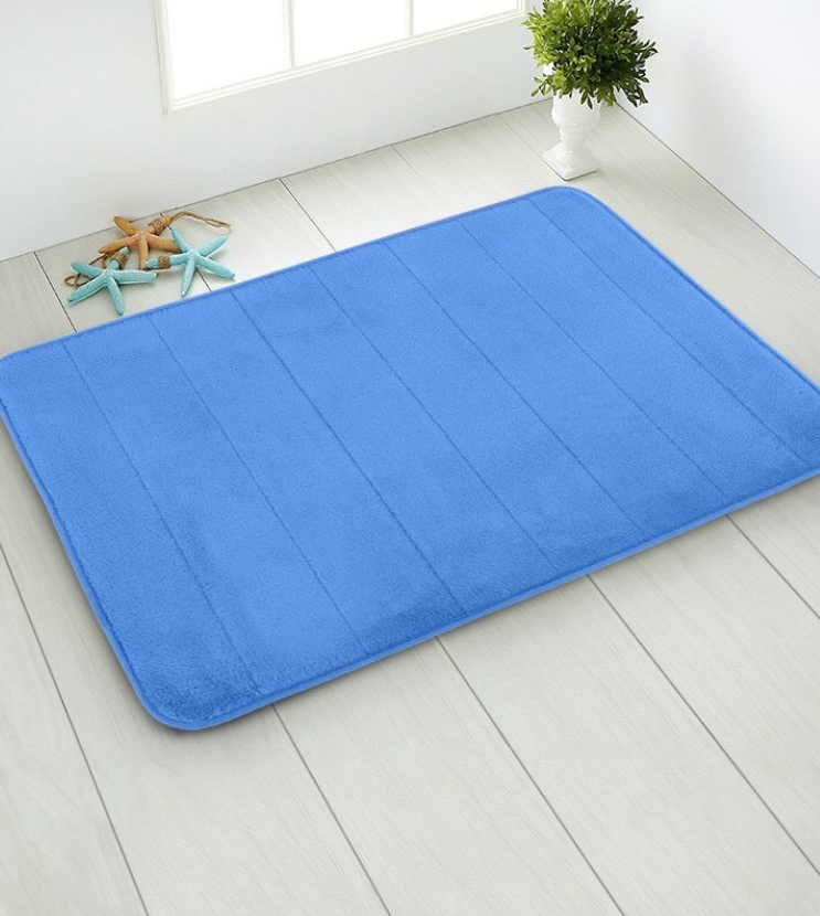 【HUAREN】门垫，柔软，吸水性好，记忆海绵，脚感舒适。彩色卧室地毯。