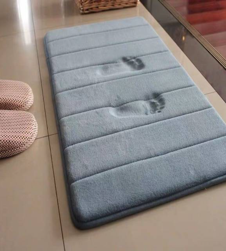 【HUAREN】门垫，柔软，吸水性好，记忆海绵，脚感舒适。彩色卧室地毯。