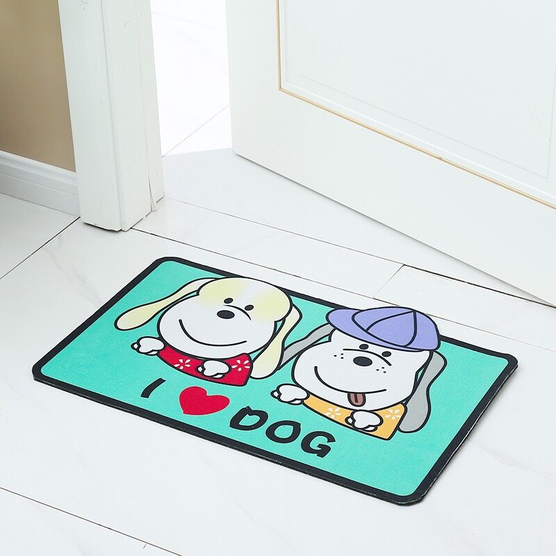 【HUAREN】门垫，柔软，吸水性好，记忆棉，防滑，脚感舒适，60 x 40 厘米