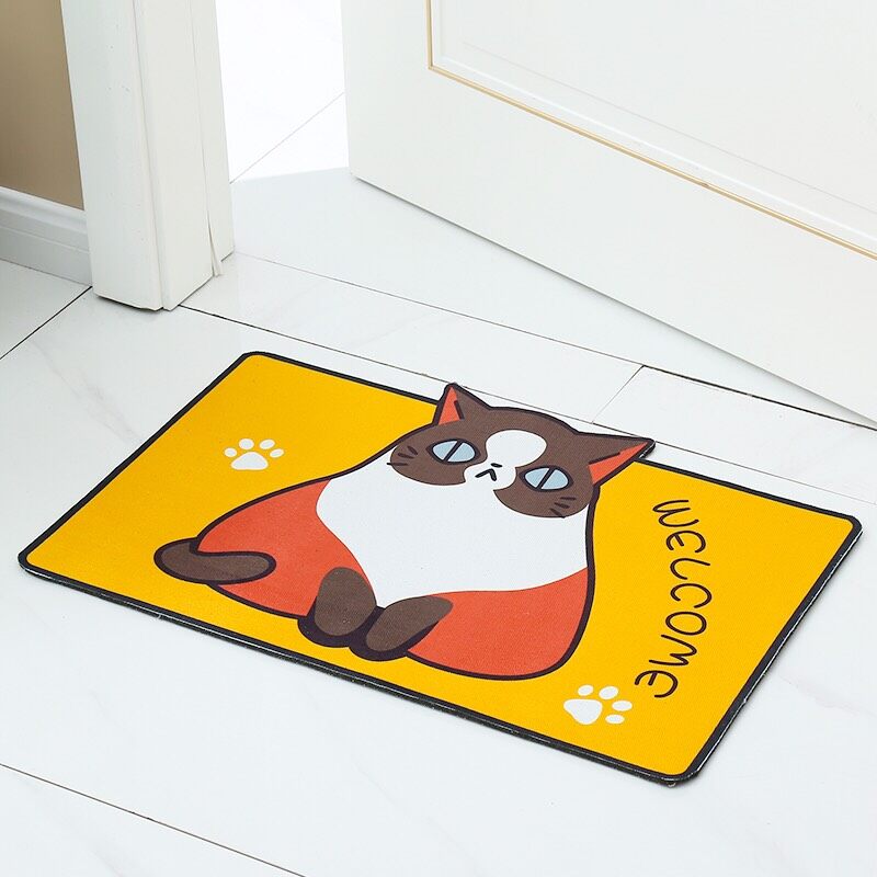 【HUAREN】门垫，柔软，吸水性好，记忆棉，防滑，脚感舒适，60 x 40 厘米