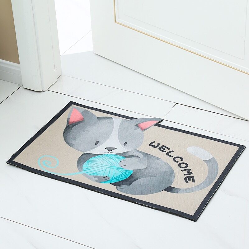 【HUAREN】门垫，柔软，吸水性好，记忆棉，防滑，脚感舒适，60 x 40 厘米