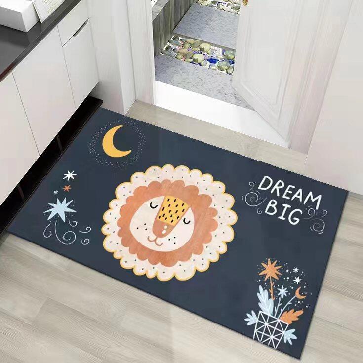 【HUAREN】门垫，柔软，吸水性好，记忆海绵，脚部舒适，60 x 40 厘米