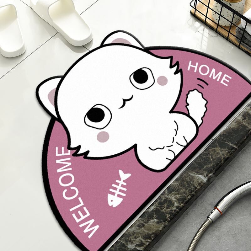 【HUAREN】柔软、吸水、记忆泡沫脚垫。