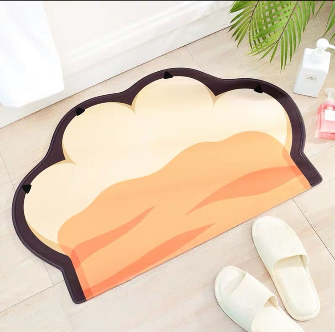 【HUAREN】柔软、吸水、记忆泡沫脚垫。