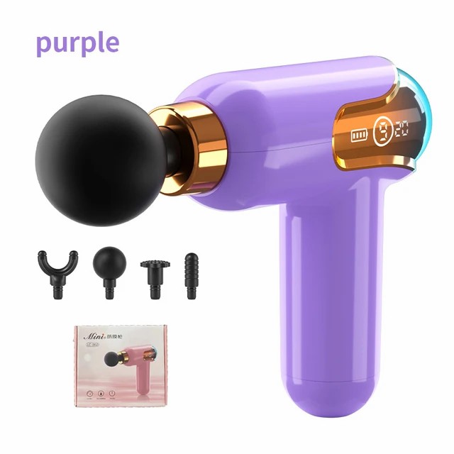 Massage Gun LCD Display Electronic Massager for Whole Body Massage To Relieve Muscle Soreness for Fitness Exercise