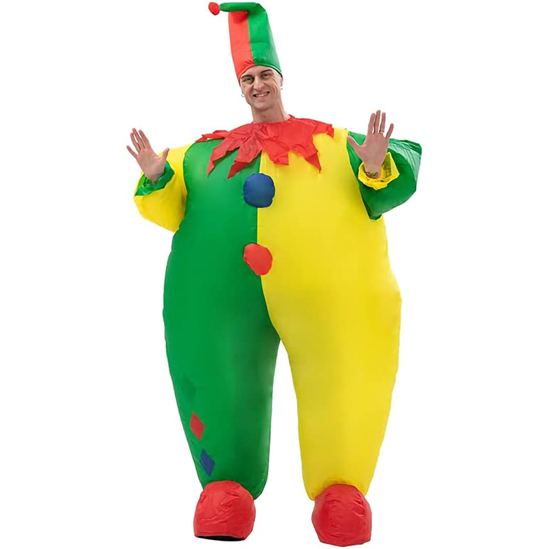 充气服装小丑充气圣诞化妆舞会连体衣搞笑化装舞会角色扮演派对成人全身充气套装男女