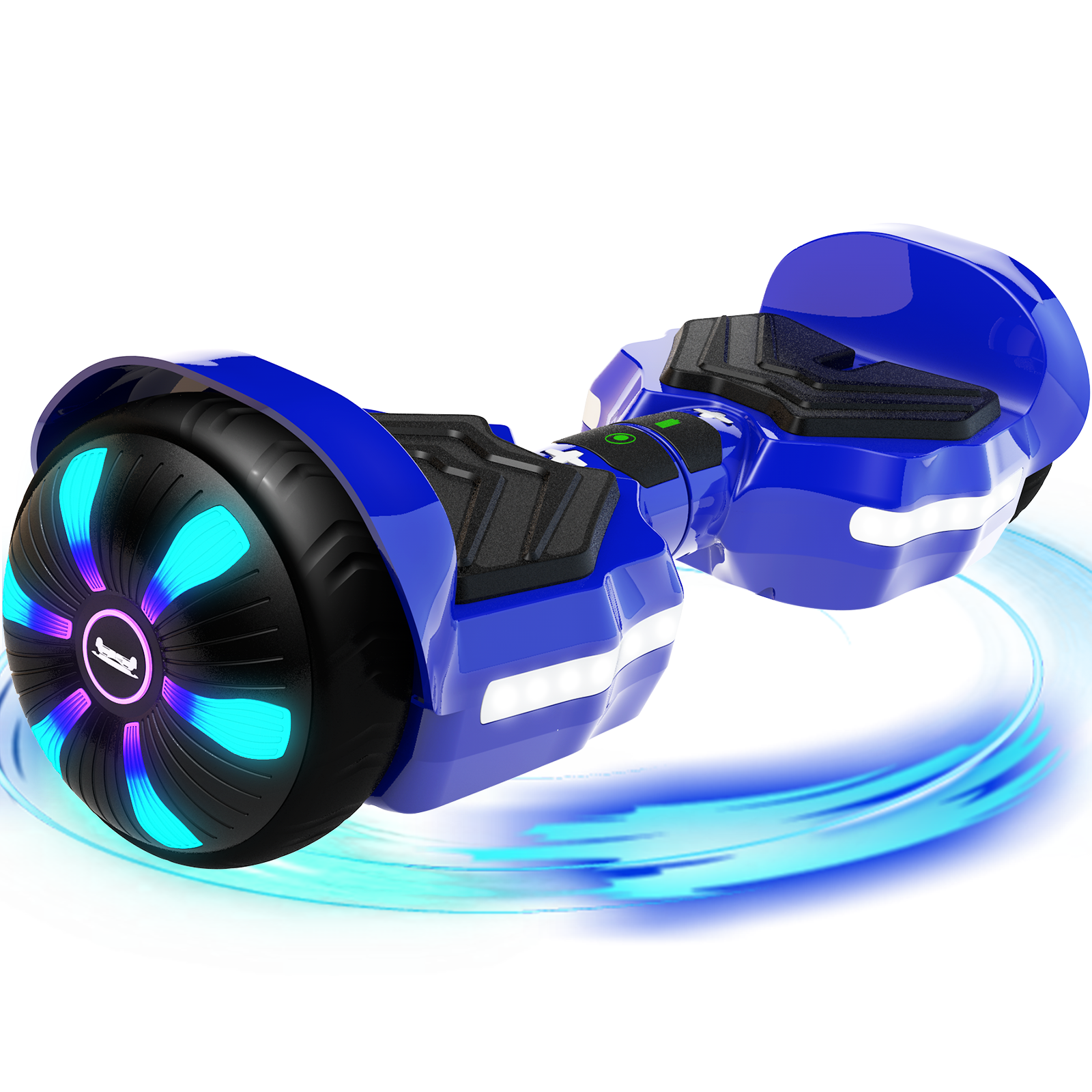 滑板车，蓝牙扬声器和 LED 灯光车轮，APP 控制，双 250 瓦电机，最大速度 8.5 英里/小时，最大续航里程 8.5 英里，送给儿童、成人、女孩和男孩的礼物（亚马逊禁售）