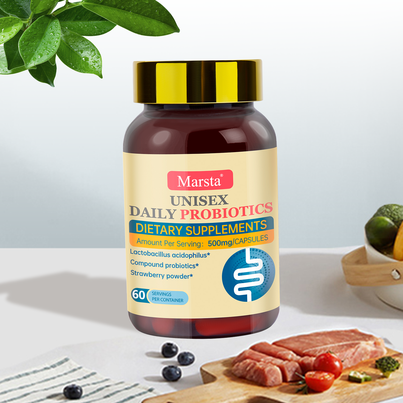 Probiotic Capsules for Men and Women (brand authorization required before stocking, limited to $29.99)