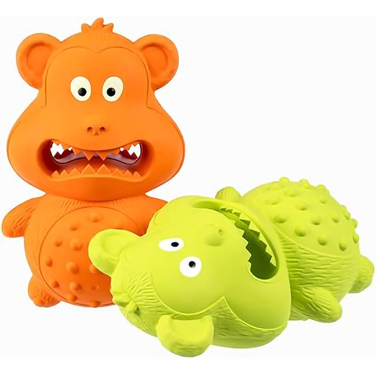 CHERLAM 狗玩具适用于攻击性咀嚼者，幼犬咀嚼玩具适用于出牙天然橡胶声音吸引注意力/减少焦虑和无聊 1 件坚韧的宠物牙齿咀嚼玩具适用于小型中型大型犬品种