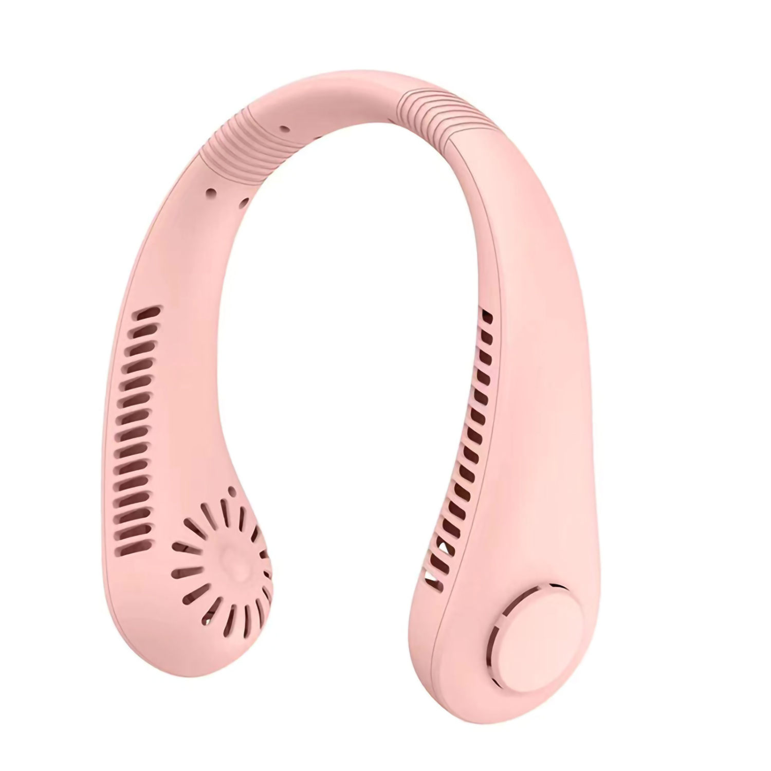 便携式空调颈部风扇，挂式个人空气冷却器，可穿戴风扇，迷你，USB 充电，耳机设计，3 档静音，适用于旅行、骑行、徒步旅行、跑步等。