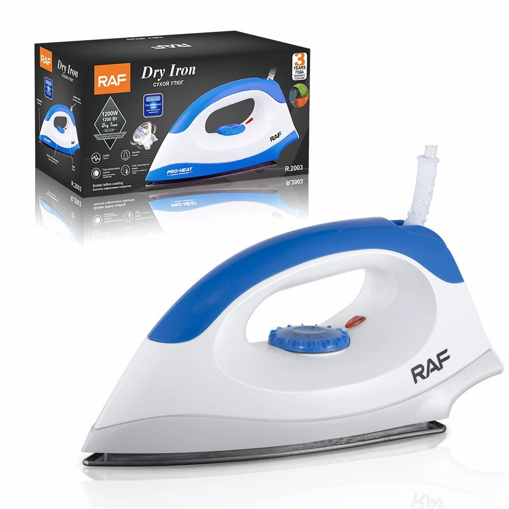 Steam Iron for Clothes - 1000W Compact Clothes Iron with Thermostat Control and Vertical Steaming - Nonstick Plate, Adjustable Temperature, Fast Heat Up, Lightweight Portable Handheld Steamer Iron
