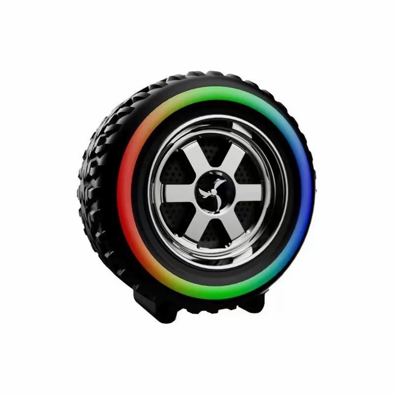 轮胎音响便携多功能重低音炮户外智能便携蓝牙音响