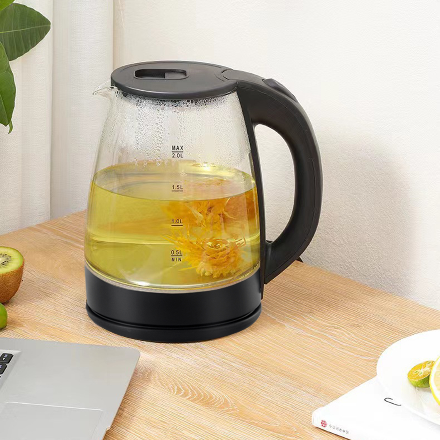 热水器 电热水壶 温度控制 大容量玻璃茶壶