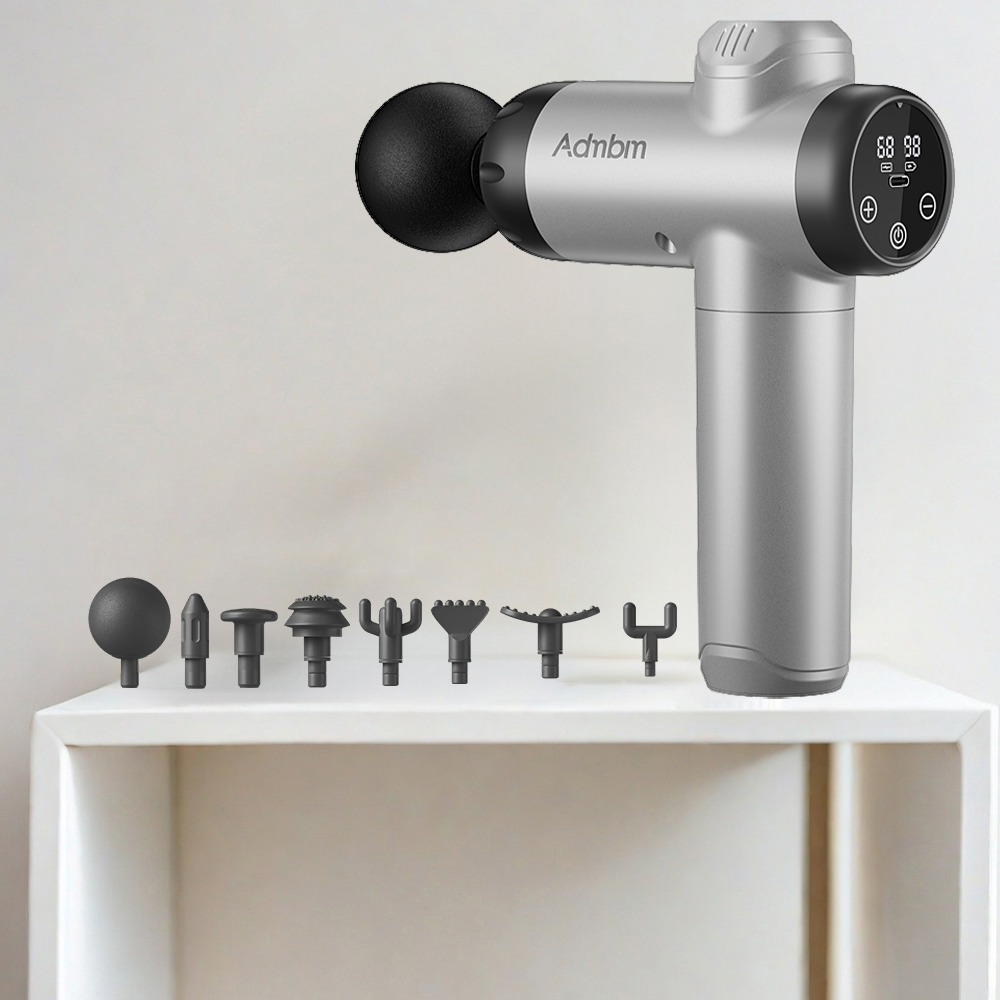 Massage Gun with Heat, Mini Massage Gun - Portable Handheld Muscle Pain Relief and Recovery Tool with Storage Bag – Compact and Convenient for Travel and Home Use