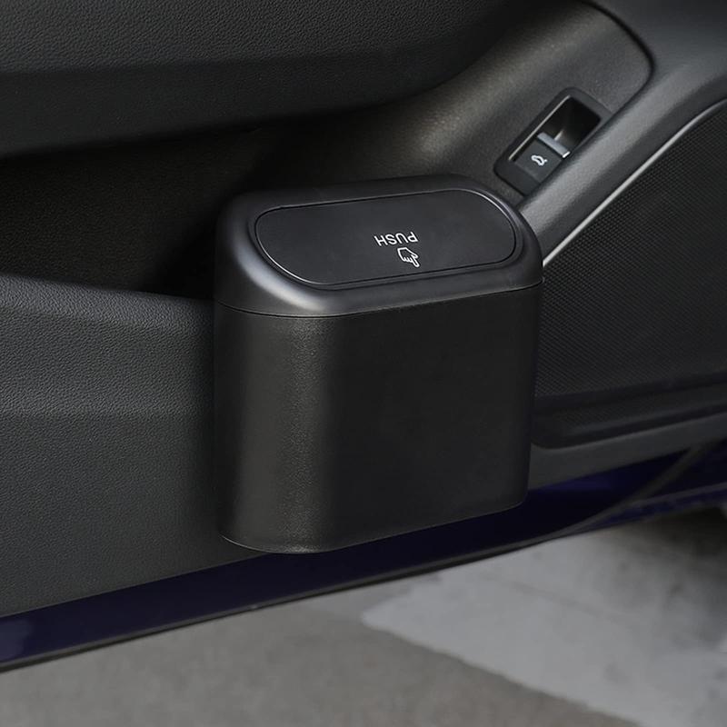 带盖汽车垃圾桶 , 迷你汽车垃圾桶 , 汽车垃圾箱 , 适用于车辆、家庭和办公室