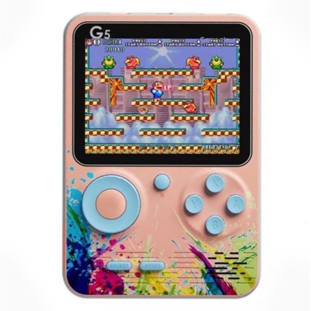 Retro handheld game console with 500 Classic FC games, 3.0-inch LCD screen portable handheld video game, suitable for children and adults, TV support