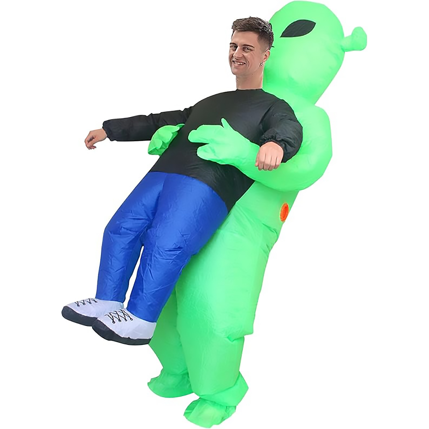 Adult inflatable alien costume funny explosion alien carrier costume Halloween role play