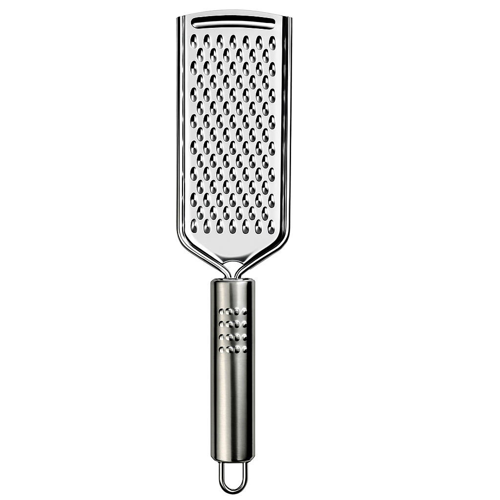 手持式奶酪磨碎器、不锈钢奶酪刨丝器、柠檬刨丝器、厨房蔬菜削皮器、姜蒜巧克力水果食品刨丝器切片器、带手柄的刨丝器