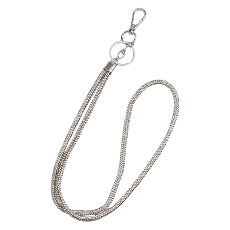 1件闪亮手机挂绳，用于各种类型手机壳，提供安全且舒适的双重使用体验，非常适合日常使用