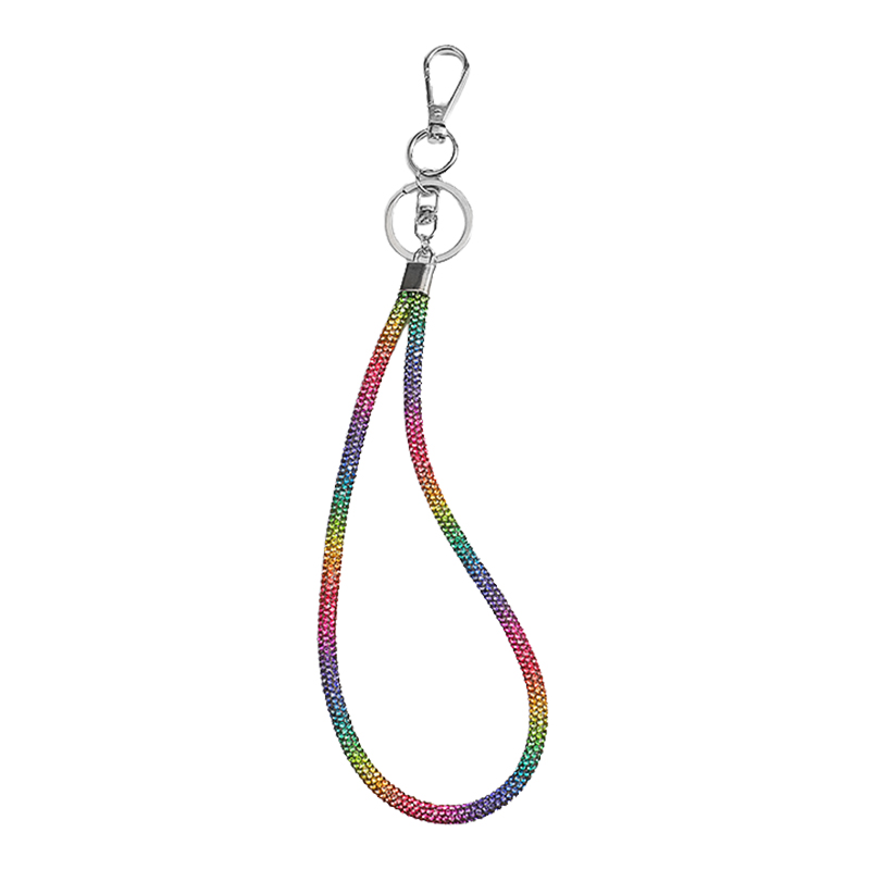 1件闪亮手机挂绳，用于各种类型手机壳，提供安全且舒适的双重使用体验，非常适合日常使用