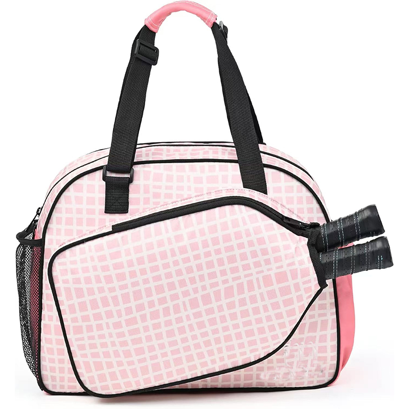 1 件多种颜色且款式新颖多功能运动包，配有球拍固定架和侧袋