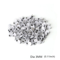 儿童手工课diy材料背胶可活动眼睛动物眼睛配件玩具粘贴娃娃眼睛