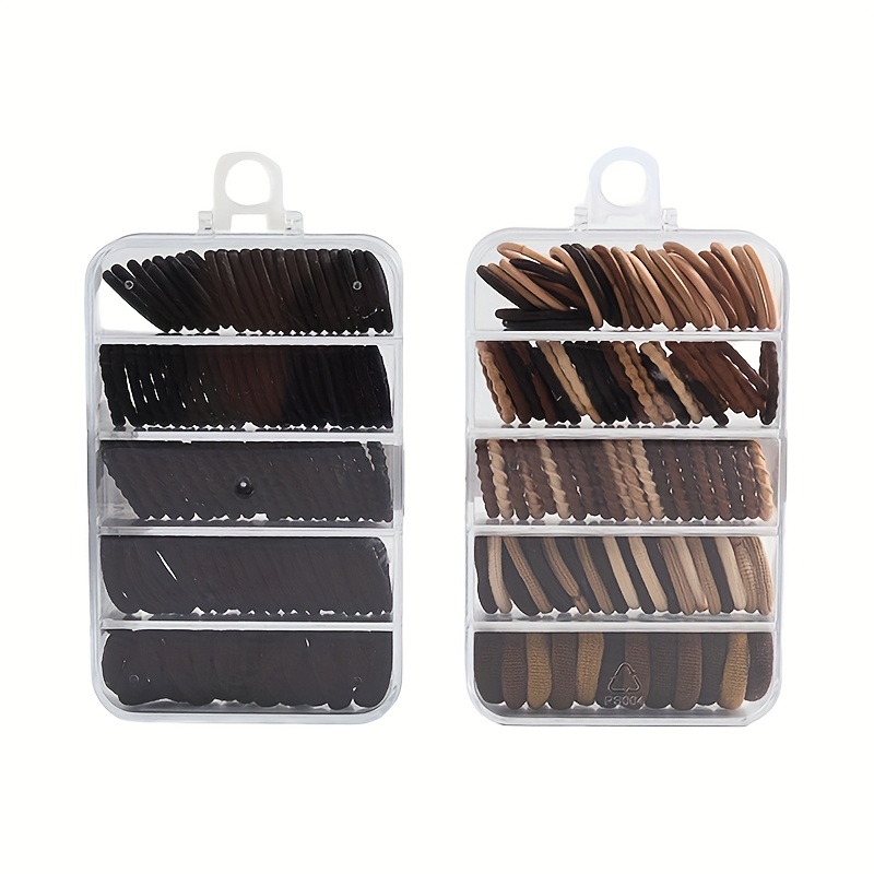 2盒 头带发饰套装，女式橡皮筋头带，发带系发小橡皮筋毛巾圈发饰，理想的礼物选择