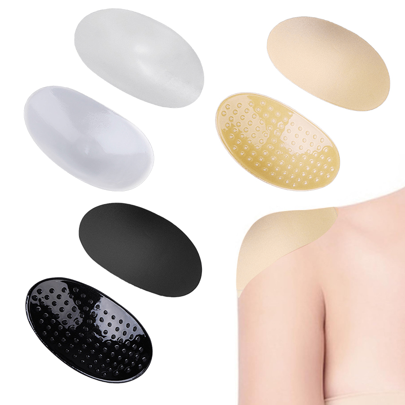 两件硅胶肩垫，自然、安全且轻柔地提升您的形象，非常适合正式、休闲和运动风格的服装穿着，而且可以重复使用。