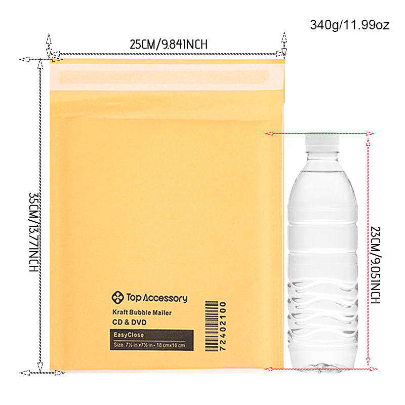 12 bubble mail bags, waterproof envelopes, transport envelopes and cushion bubble envelopes are used for transportation/packaging/mailing and can be sealed by themselves.