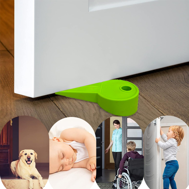 门挡，适用于门缝底部，坚固且可堆叠的重型门挡非常适合家庭和办公室使用。