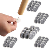 防滑家具垫 - 自粘橡胶防滑垫固定器，橡胶椅脚家具垫，适用于硬木地板 - 家具桌腿防滑垫