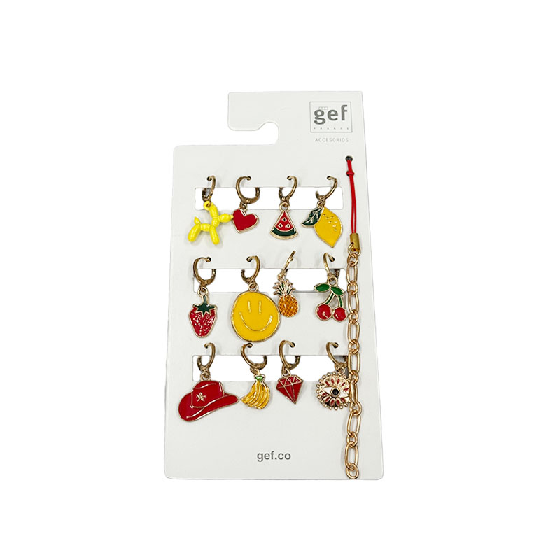 A set of fashionable metal pendants with 12 pieces, including a cat-shaped heart-shaped diamond musical flower pendant, a mobile phone chain and a key chain accessory. Suitable for girls or women, it is an excellent gift choice.